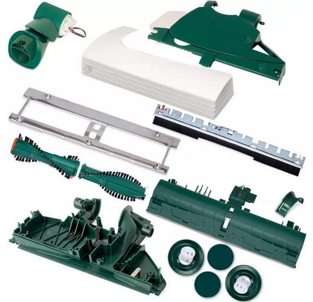 PRIMEBAG Bodendüse Spar Set passend für Vorwerk Elektrobürste EB 350 351 - Reparaturset