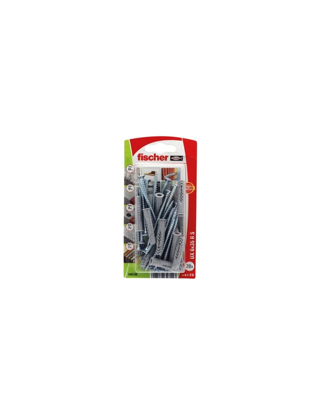 Multimat Ux Dübel 6x35rs Blister À 20 - Fischer