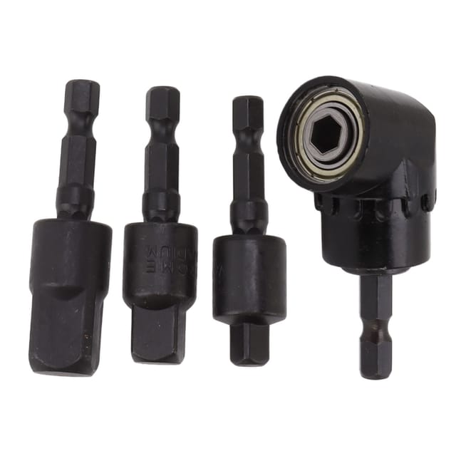 Steckschlüsseladapter Mit 360° Drehbarem Sechskantbit Und 105° Winkel Für Schraubendreher