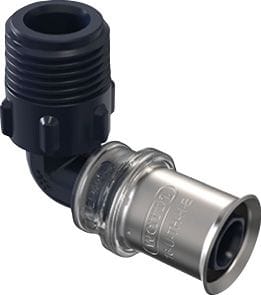 Wavin Winkel Tigris K5 16mm X 1/2 Ag, 90 Grad - 7738338540 Von Buderus