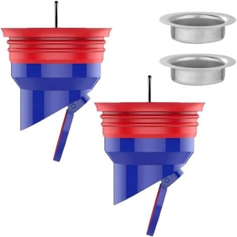 2 Stück Geruchsstopper Für Duschen, Silikon-bodenablauf, Rückschlagventil Für Duschen, Universell Einsetzbar Für 50-mm- Und 40-mm-rohre, Geruchsdichte Einsätze.