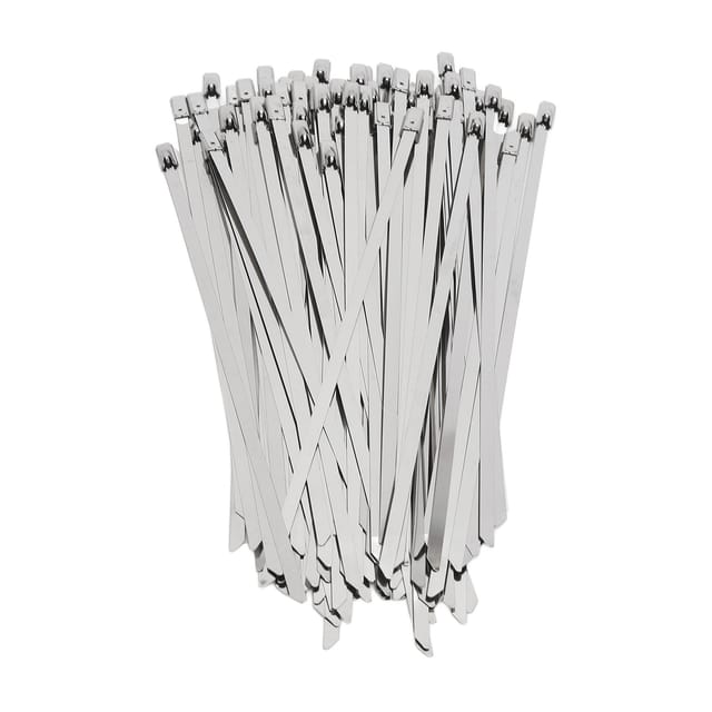200 Stück Selbstverriegelnde Kabelbinder Aus Edelstahl, 4,6 Mm, Für Kabel Und Schläuche
