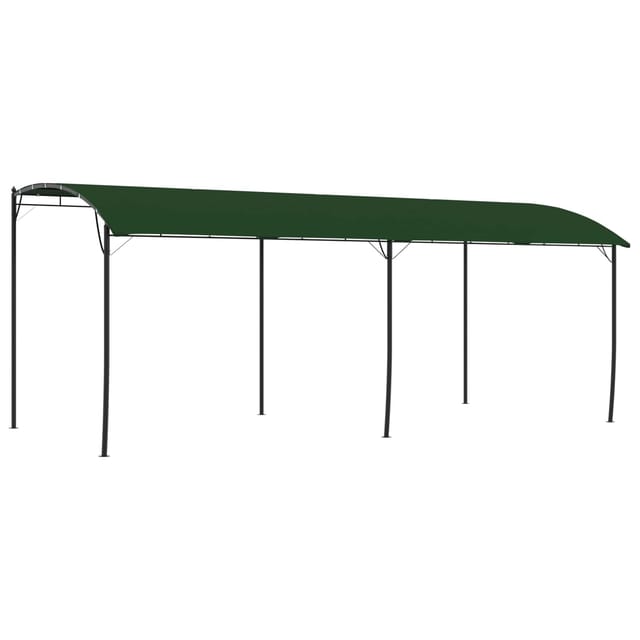 Pavillon 6 X 3 X 2,55 M Grün Stoff Und Aluminium 180 Vidaxl
