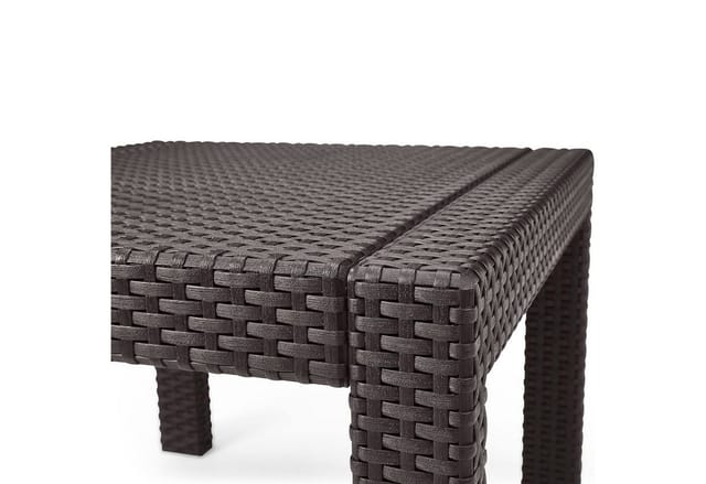 Allibert Polyrattan Gartentisch "victoria", Braun