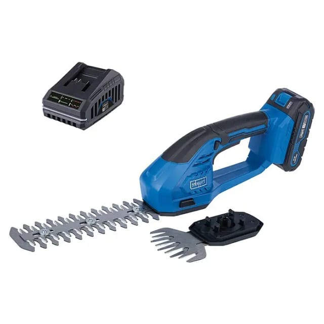 Akku Gras- & Strauchschere C-htgs200-x 20v-ixes 1x2,0ah Akku+ladegerät - Scheppach