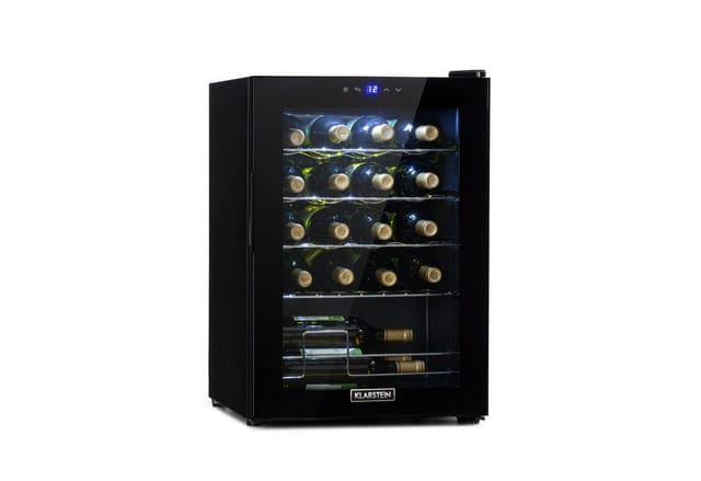 Klarstein Shiraz 20 Uno Weinkühlschrank 53 L 20 Flaschen Touch-Bedienfeld 5-18°C