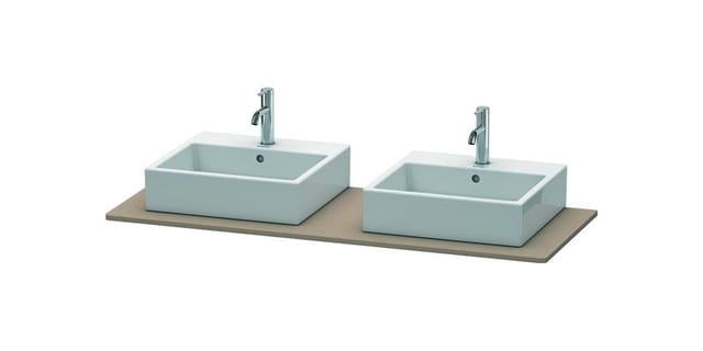 Duravit Konsole XSquare 140x55cm, lei, m 2 Auss, Beck. beids.