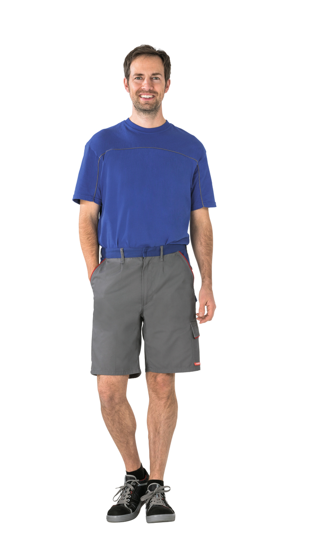 Shorts 2373 zink/kornblau/rot, Größe 2XL