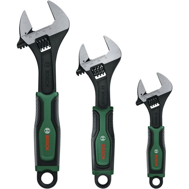 3-teiliges Schraubenschlüssel-set (6", 8", 10") Bosch