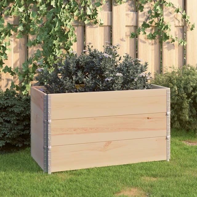 Prolenta Premium Hochbeete 3 Stk. 50x100 Cm Kiefer Massivholz