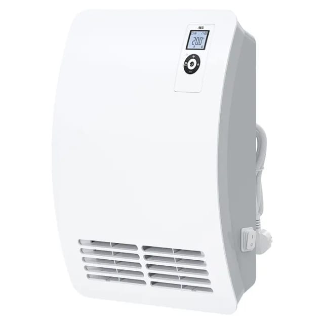 Aeg Ventilatorheizer Vh Comfort 2 Kw, Lcd, Alu, Weiß