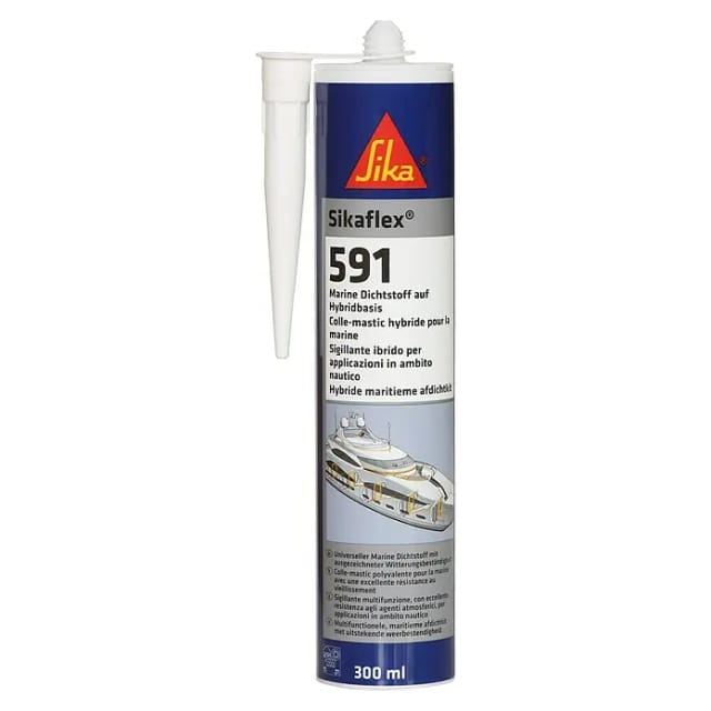 Sika Sikaflex-591 Hybrid-klebstoff-kitt Für Den Maritimen Bereich – Grau – 300 Ml