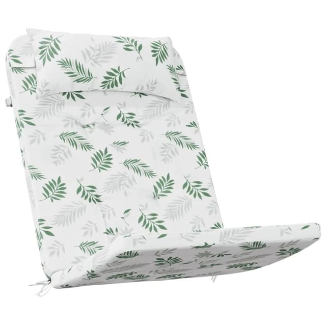 Adirondack-auflagen 2 Stk. Blattmuster Oxford-gewebe Vidaxl