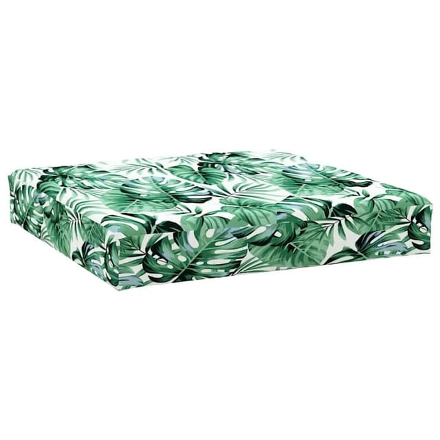 Palettenkissen Blattmuster 60x60x9,5 Cm Oxford-gewebe Vidaxl