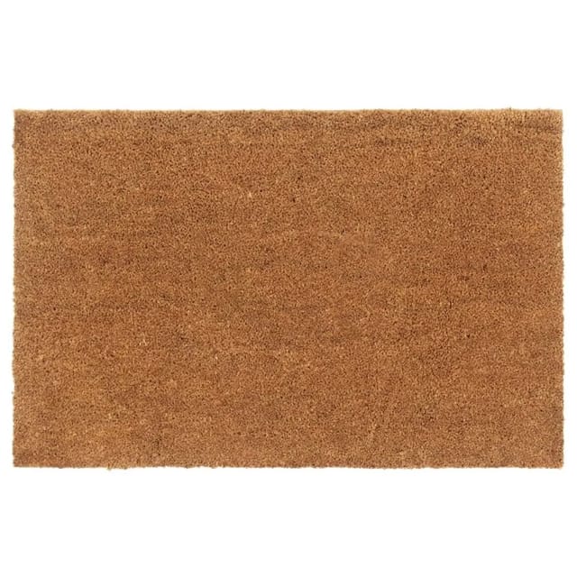 vidaXL Fußmatte Natur 65x100 cm Kokosfaser Getuftet 155565