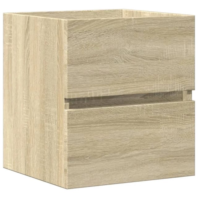 vidaXL Waschbeckenunterschrank Sonoma-Eiche 41x38,5x45cm Holzwerkstoff 856236