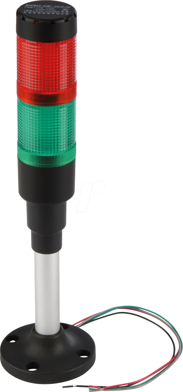 HBJD-DZA2RG24B - Signalampel, Summer, rot/grün, LED, 24 V AC/DC