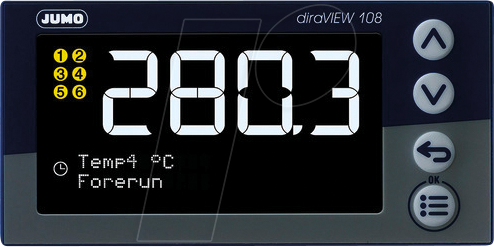 JU 701513-230 - Digitalanzeiger, JUMO diraVIEW 108 (Q)