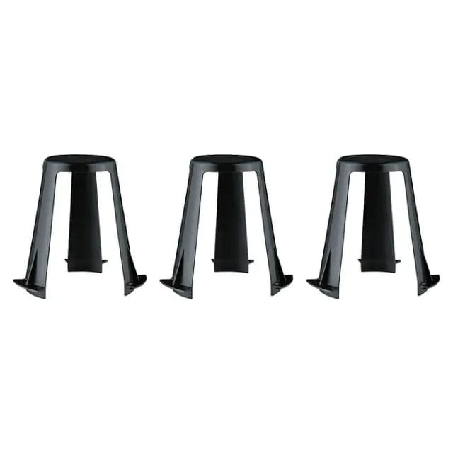 PLM 92399 - Abstandshalter für Einbauleuchten 62 - 90mm, schwarz, 3er Pack