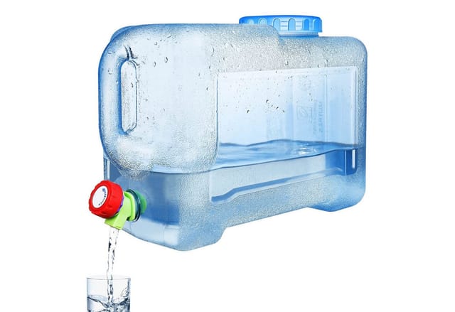 Youyijia Wassertank Camping Wasserkanister mit Hahn und Schraubdeckel 12L