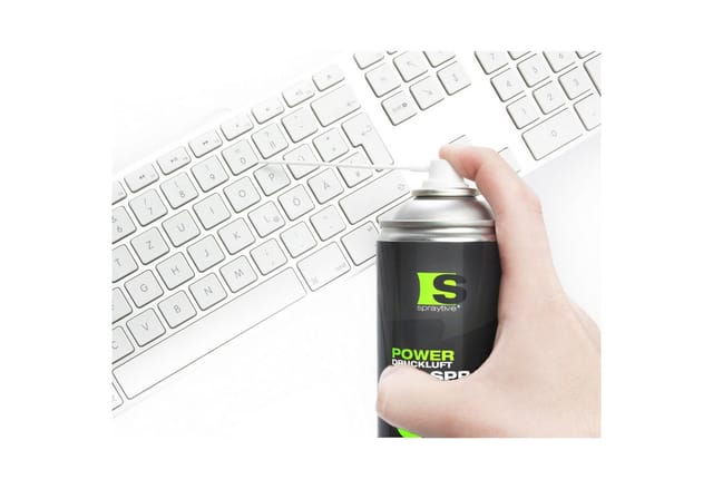 Spraytive 1x 400ml Druckluftspray - Druckluftreiniger Air Duster Luftdruckspray Druckluftreiniger (Made in Germany)