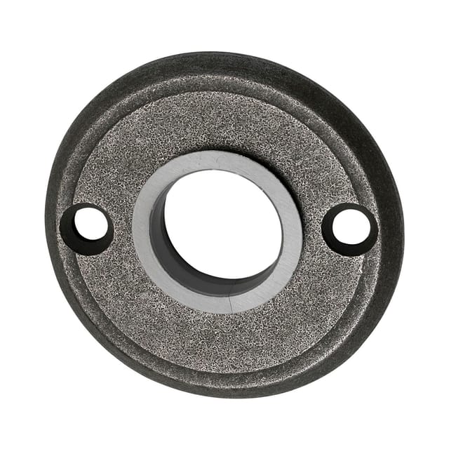 Halcö - Gröden Drückerrosette Ø 50x3mm Mit Holzschrauben, Verzinkt Thermopatiniert
