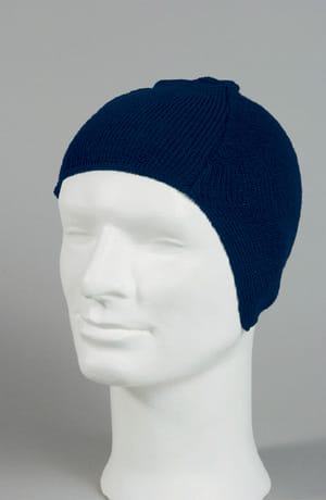 Unterziehhaube Für Schutzhelme, Wolle/polyester, Dünne Ausführung, Marine