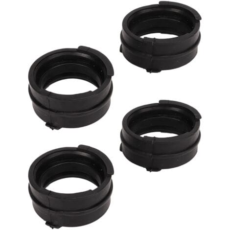 [vergaserdichtungssatz] 4 Schwarze Gummidichtungen Für Honda Vtr250, Vt250, Mc20, Vt250f, Vtz250 Magna, Ersatzteil Ansaugkrümmer-schläuche