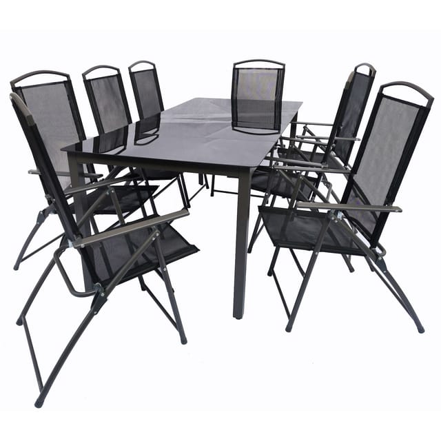 Ebuy24 - 9-tlg Sitzgruppe Gartenmöbel Set 189s