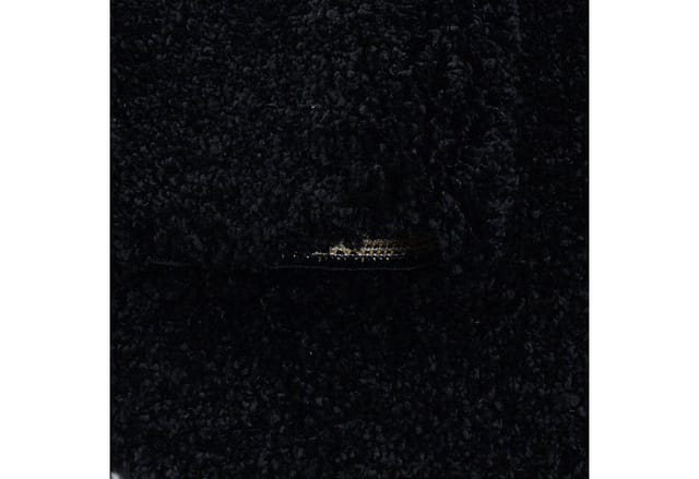 Ayyildiz Hochflorteppich Sydney 3000 Schwarz Ø 80 cm