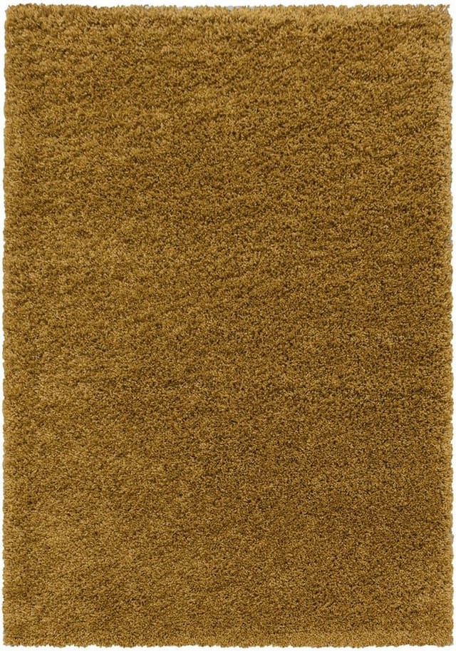 Ayyildiz Hochflorteppich Sydney 3000 Gold 60 cm x 110 cm