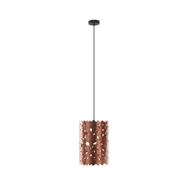 Lucande Pendelleuchte Aeloria 10019904 Modern in Kupfer aus Metall 1-flammig E27 Wohnzimmerleuchte