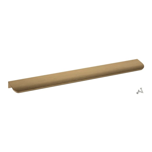 SOTECH Griffleiste BLANKETT TOMMY 350 x 18 x 42 mm Aluminium Messingoptik Gebürstet
