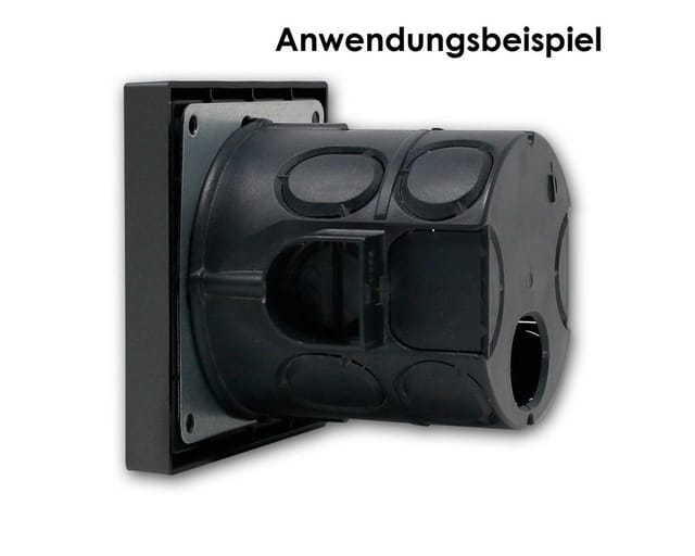 McPower Steckdose SHALLOW Anthrazit 2xUSB A 5V21A mit Rahmen