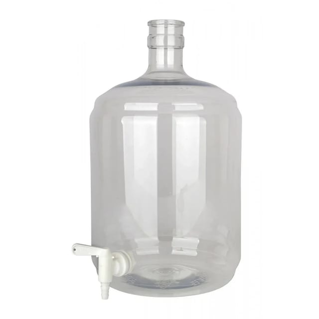 Ich-Zapfe Weinballon PET 12 Liter mit Hahn 5/16-7/16