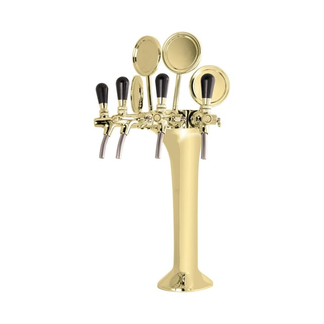 Ich-Zapfe BierzapfsÄUle 4-Fach Gold Metall