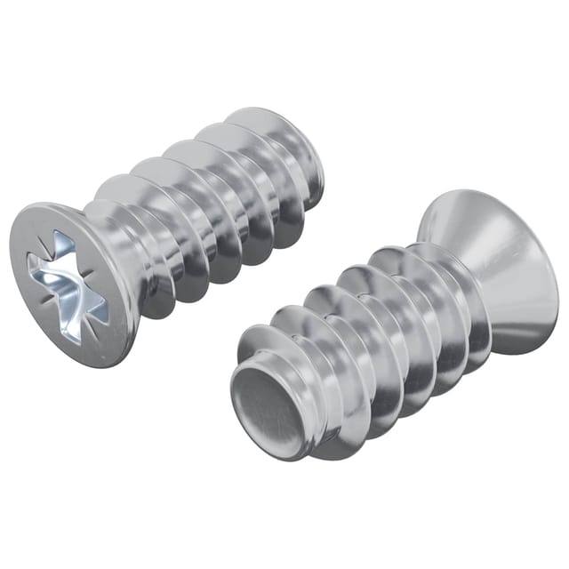 vidaXL Schraube 2 Stk Silber M6 x 12 mm Eisen 864484