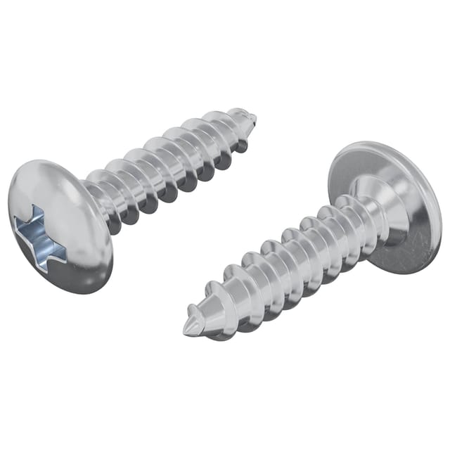 vidaXL Schraube 2 Stk Silber M4 x 16 mm Stahl 864517