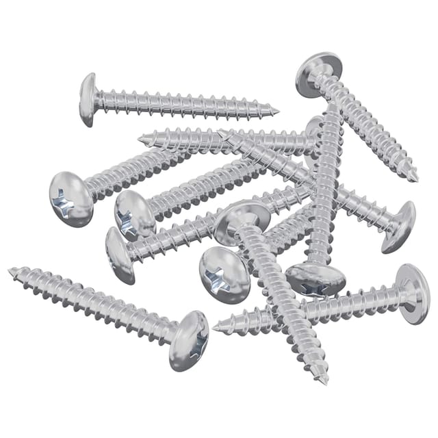 vidaXL Holzschrauben 8451 Stk Silber Stahl 864531