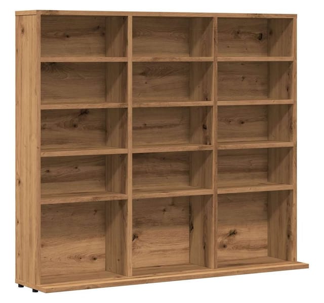 vidaXL CD-Regal Artisan-Eiche 100x23x89,5 cm Holzwerkstoff 856001