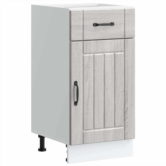 vidaXL Küchen-Unterschrank Lucca Grau Sonoma Holzwerkstoff 853713