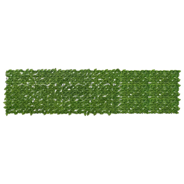 vidaXL Balkonsichtschutz mit Blättern Grün und Gelb 300 x 75 cm 42040638