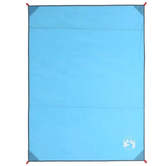 vidaXL Picknickdecke mit Heringen Blau 205x155 cm 4004201