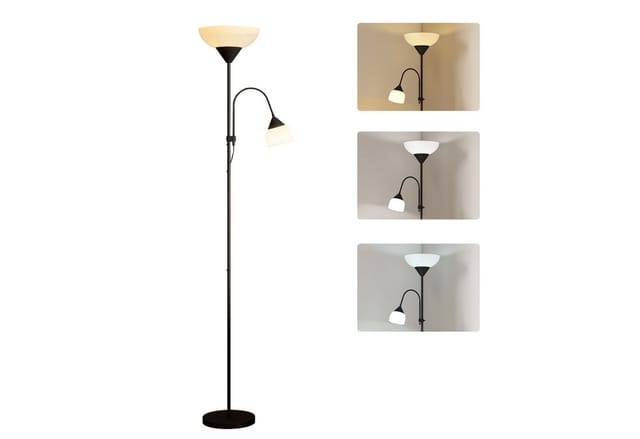 HOMCOM Stehlampe 28L x 28B x 179,5H cm