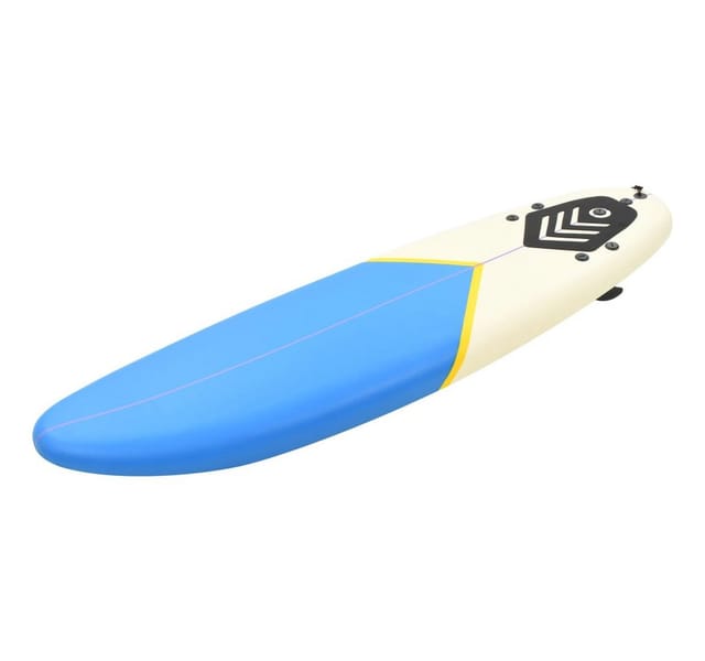 vidaXL Surfbrett 170 cm Blau und Creme 91687