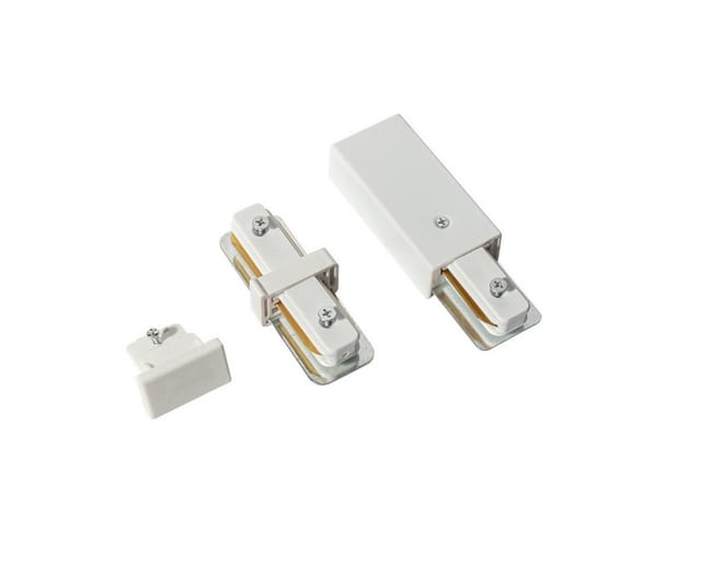QAZQA Modernes 1-phasiges Schienensystem Weiß 50cm 2er-Set Iconic