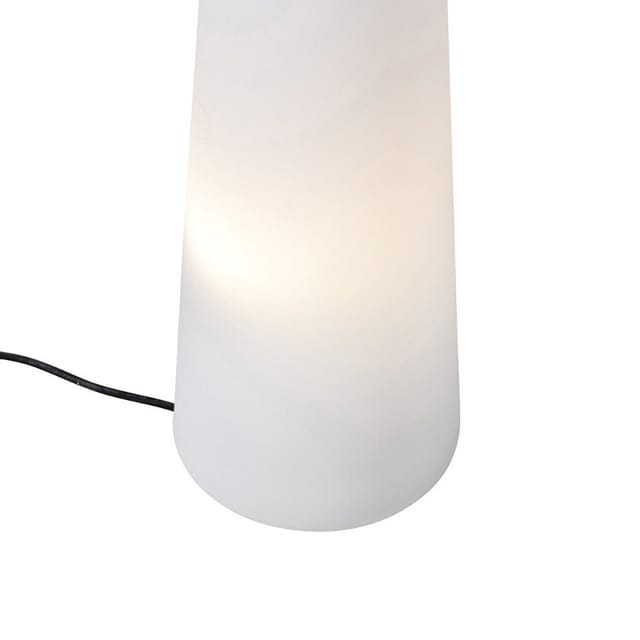 QAZQA Design-Außenstehleuchte Weiß IP44 Katrijn