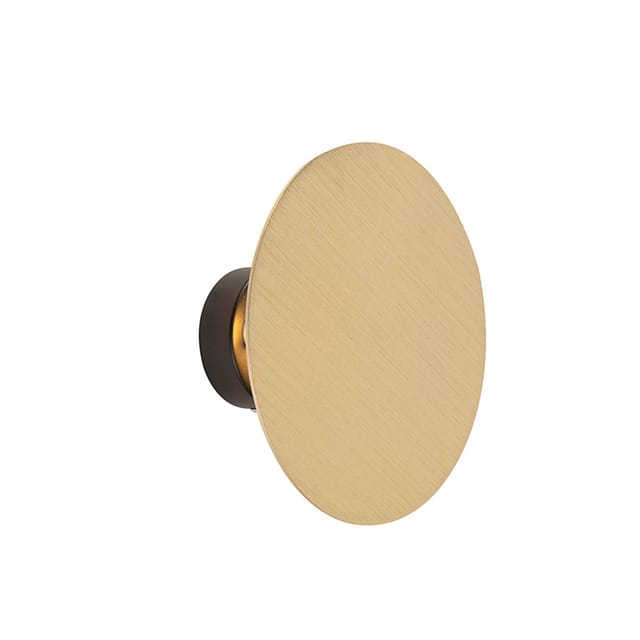 QAZQA Design Wandleuchte Gold Verstellbar Pulley