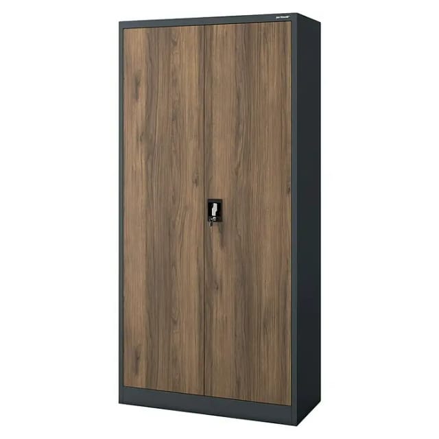 Jan Nowak Metallschrank Aktenschrank 185x90x40 cm mit Zylinderschloss und 4 Fachböden