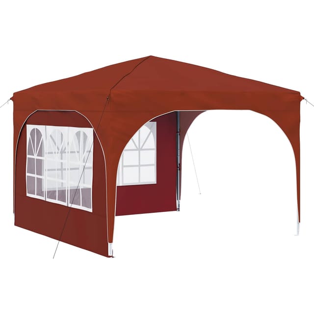vidaXL Pop-Up Partyzelt 290 x 290 x 245 cm Terrakotta 42019864
